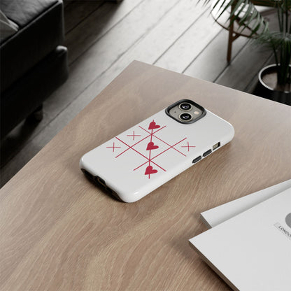 Phone Case - Tic Tac Love Heart Design (Valentine’s Day Gift)