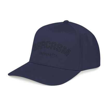 Sarcasm University Baseball Cap — Funny Embroidered Mid-Profile Hat