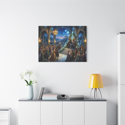 Fantasy Royal Coronation Canvas Art - Matte Stretched Wall Decor