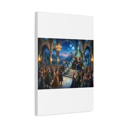 Fantasy Royal Coronation Canvas Art - Matte Stretched Wall Decor
