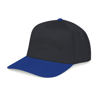 Sarcasm University Baseball Cap — Funny Embroidered Mid-Profile Hat