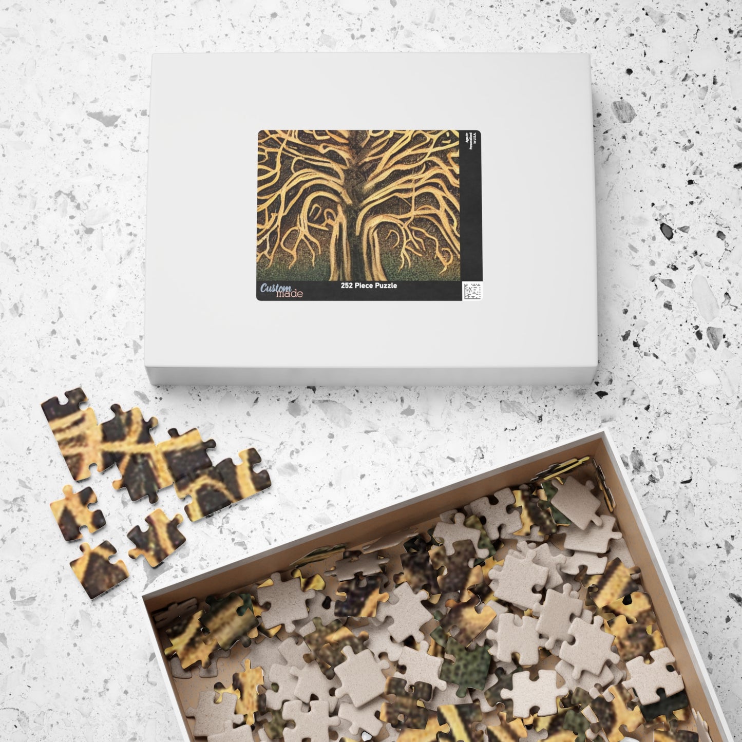 Tree of Life Jigsaw Puzzle — Intricate Root & Branch Art (110–1014 pcs)
