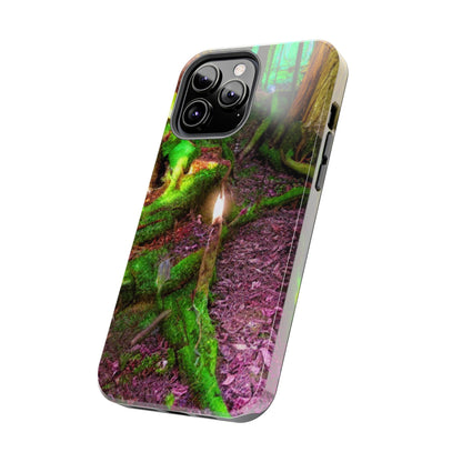 Forest Moss Candle Phone Case — Enchanted Woodland Tough Phone Case