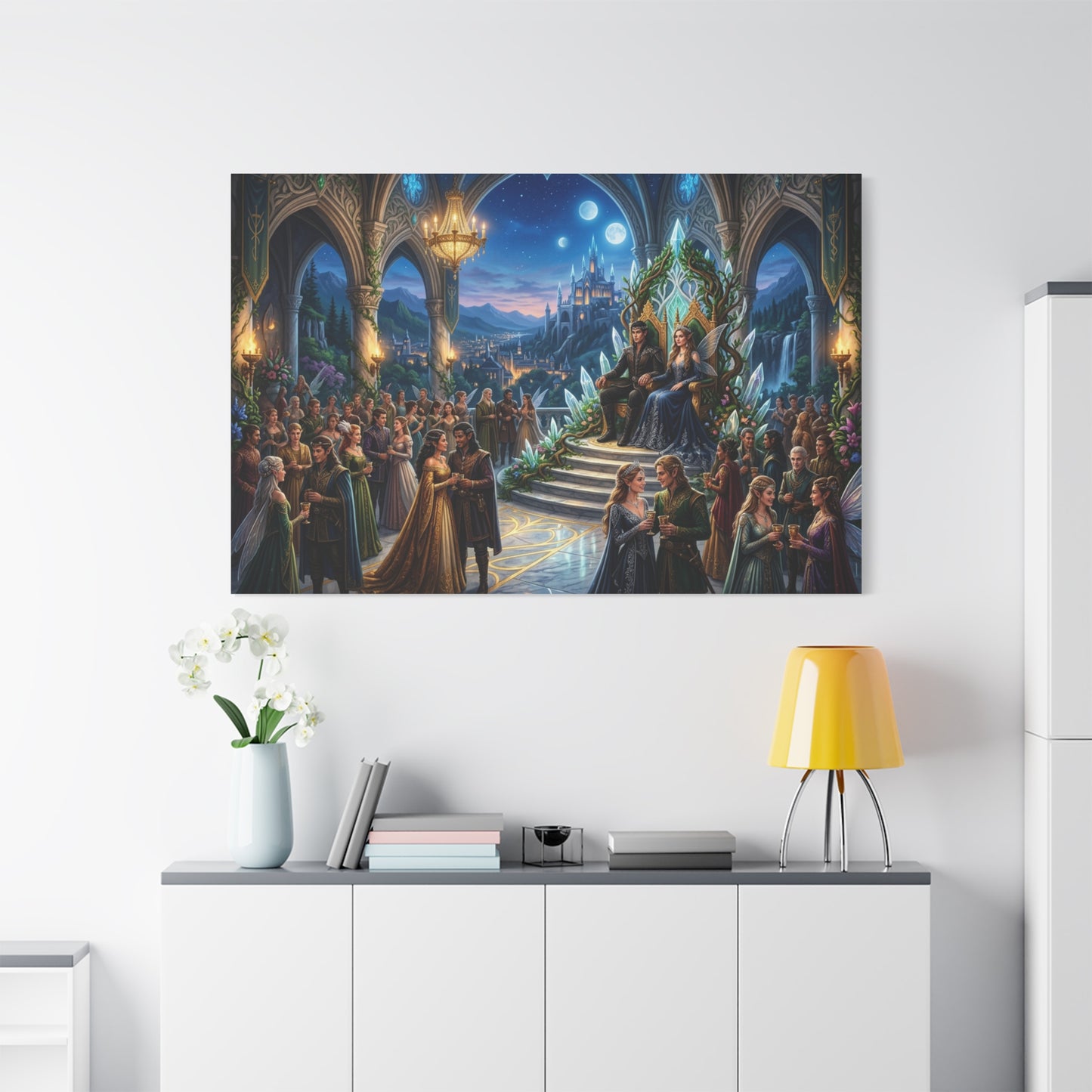 Fantasy Royal Coronation Canvas Art - Matte Stretched Wall Decor
