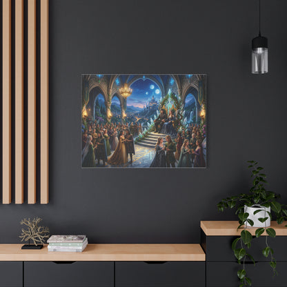 Fantasy Royal Coronation Canvas Art - Matte Stretched Wall Decor