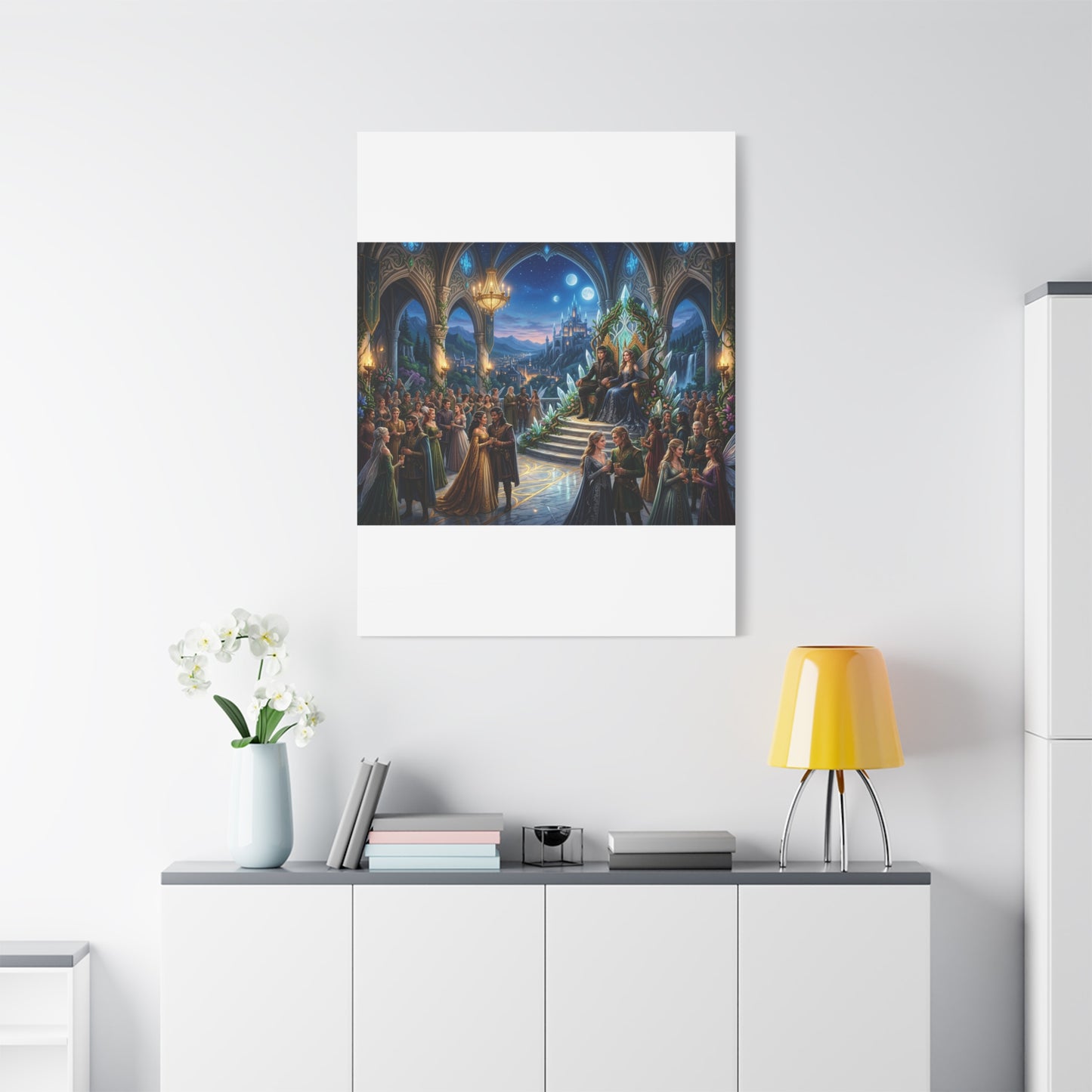 Fantasy Royal Coronation Canvas Art - Matte Stretched Wall Decor