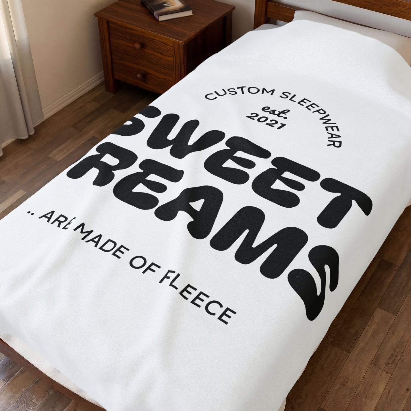 Sweet Dreams Fleece Throw