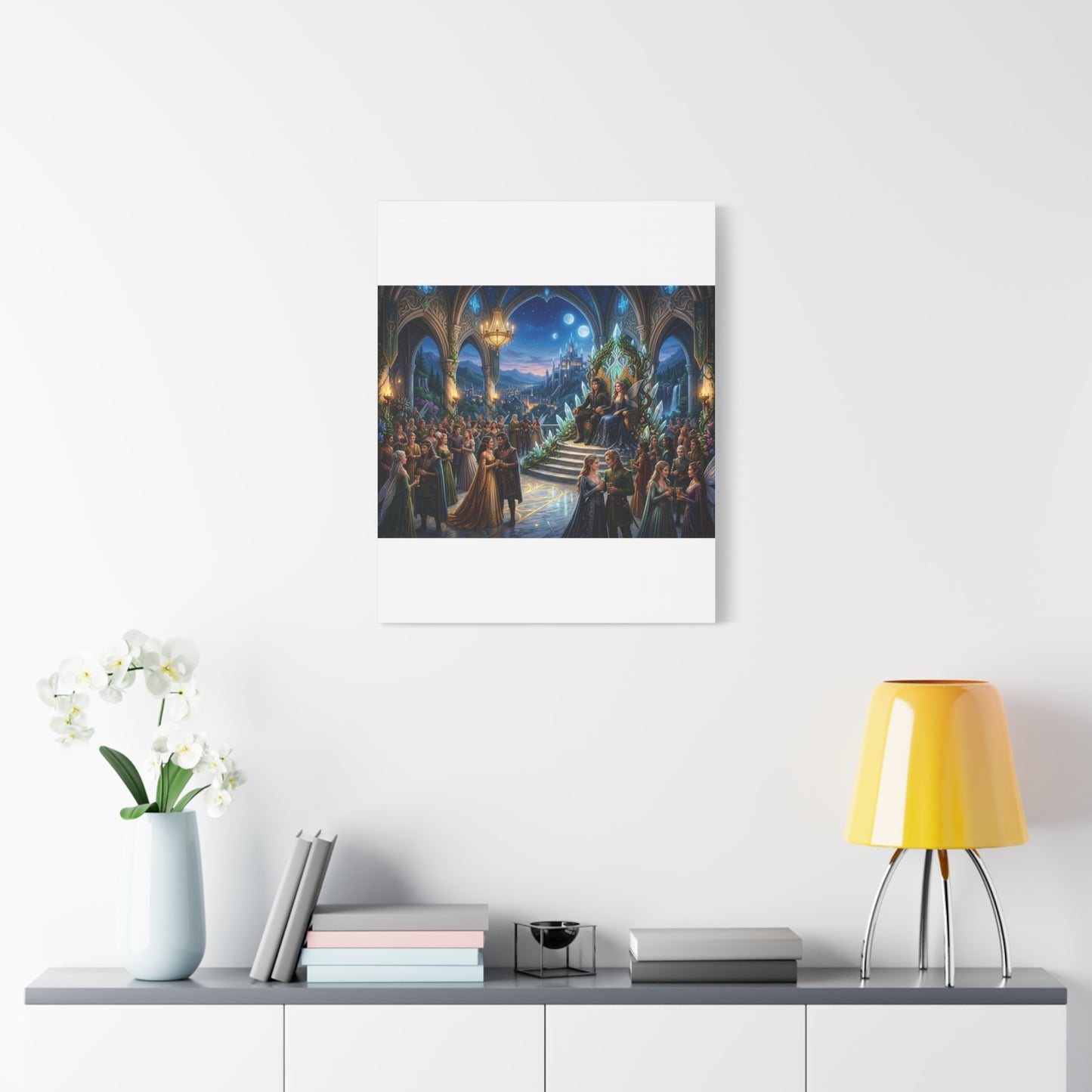 Fantasy Royal Coronation Canvas Art - Matte Stretched Wall Decor