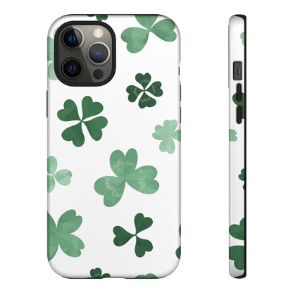 Shamrock Tough Phone Case — St. Patrick’s Day Clover Protective Cover