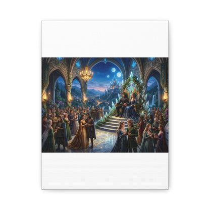 Fantasy Royal Coronation Canvas Art - Matte Stretched Wall Decor