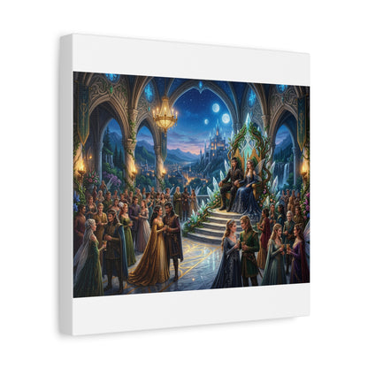 Fantasy Royal Coronation Canvas Art - Matte Stretched Wall Decor