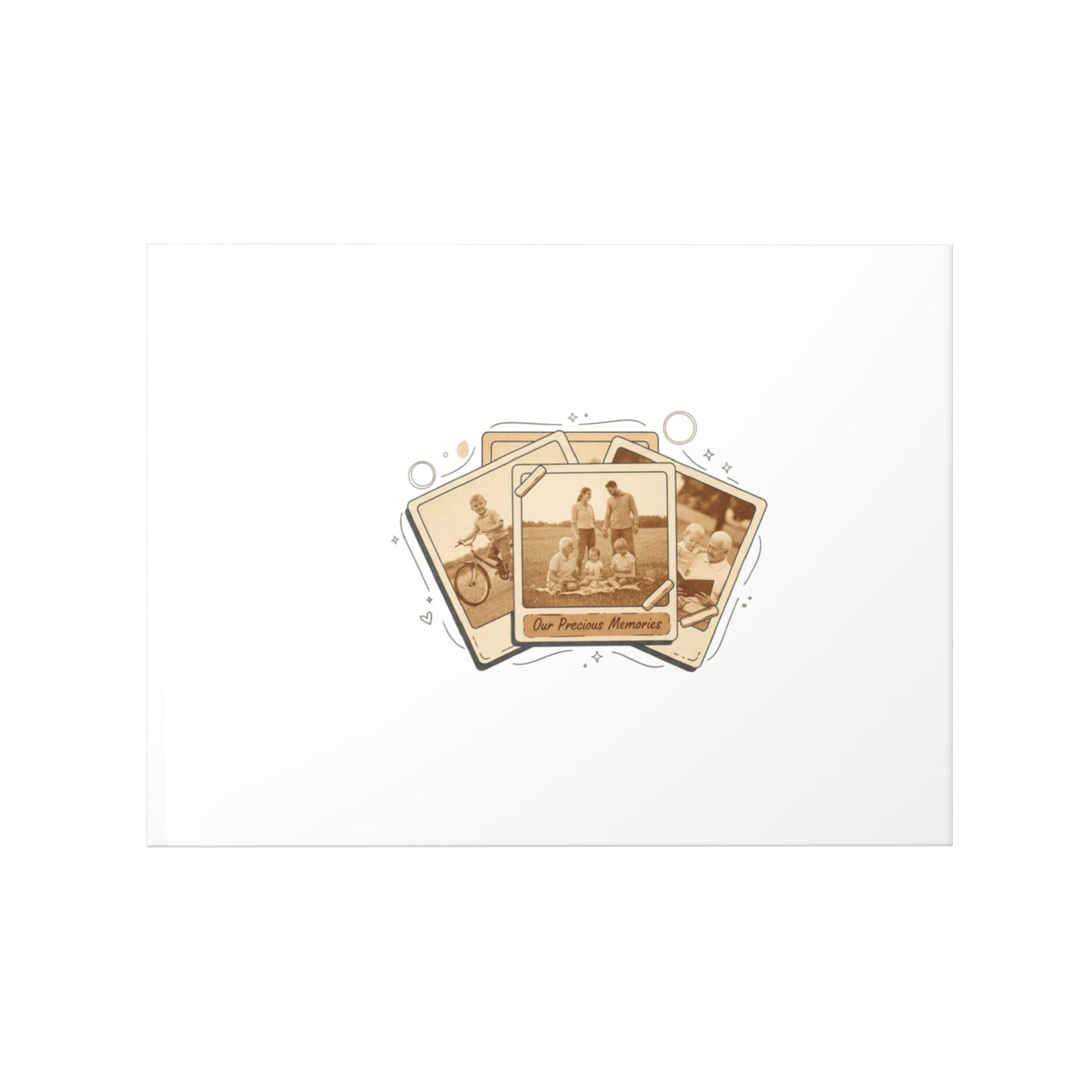Vintage Photo Hardcover Photo Book — Custom Memory Album for Family, Heritage & Keepsakes