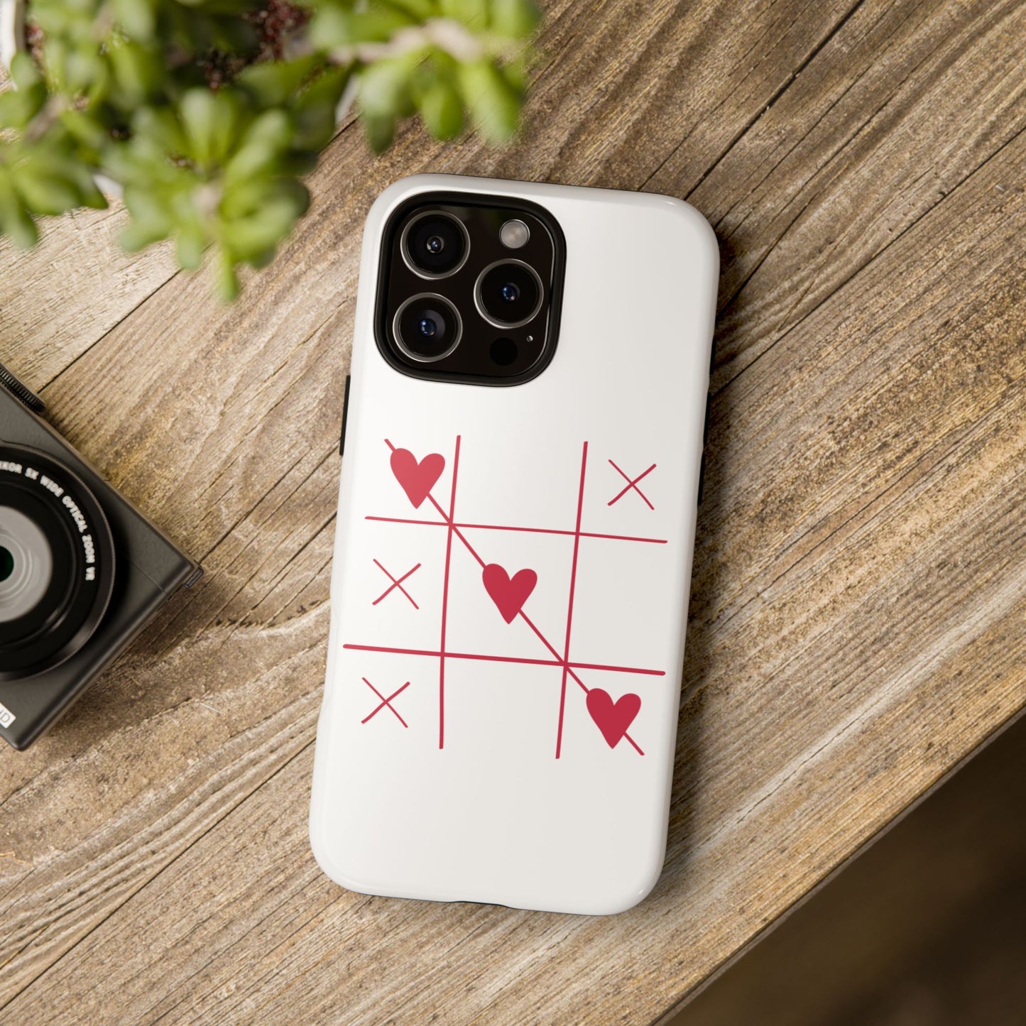 Phone Case - Tic Tac Love Heart Design (Valentine’s Day Gift)