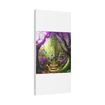 Enchanted Fairy Forest Canvas Wall Art — Magical Woodland Pathway