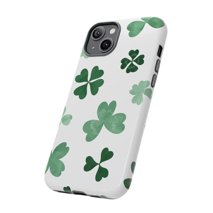 Shamrock Tough Phone Case — St. Patrick’s Day Clover Protective Cover