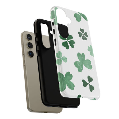 Shamrock Tough Phone Case — St. Patrick’s Day Clover Protective Cover