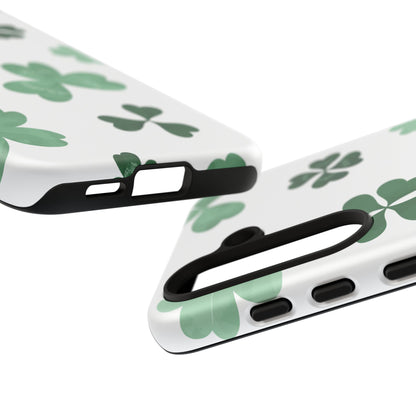 Shamrock Tough Phone Case — St. Patrick’s Day Clover Protective Cover