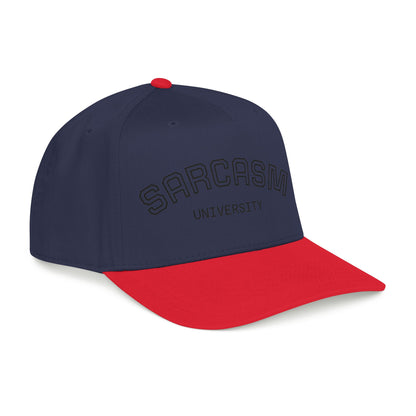 Sarcasm University Baseball Cap — Funny Embroidered Mid-Profile Hat