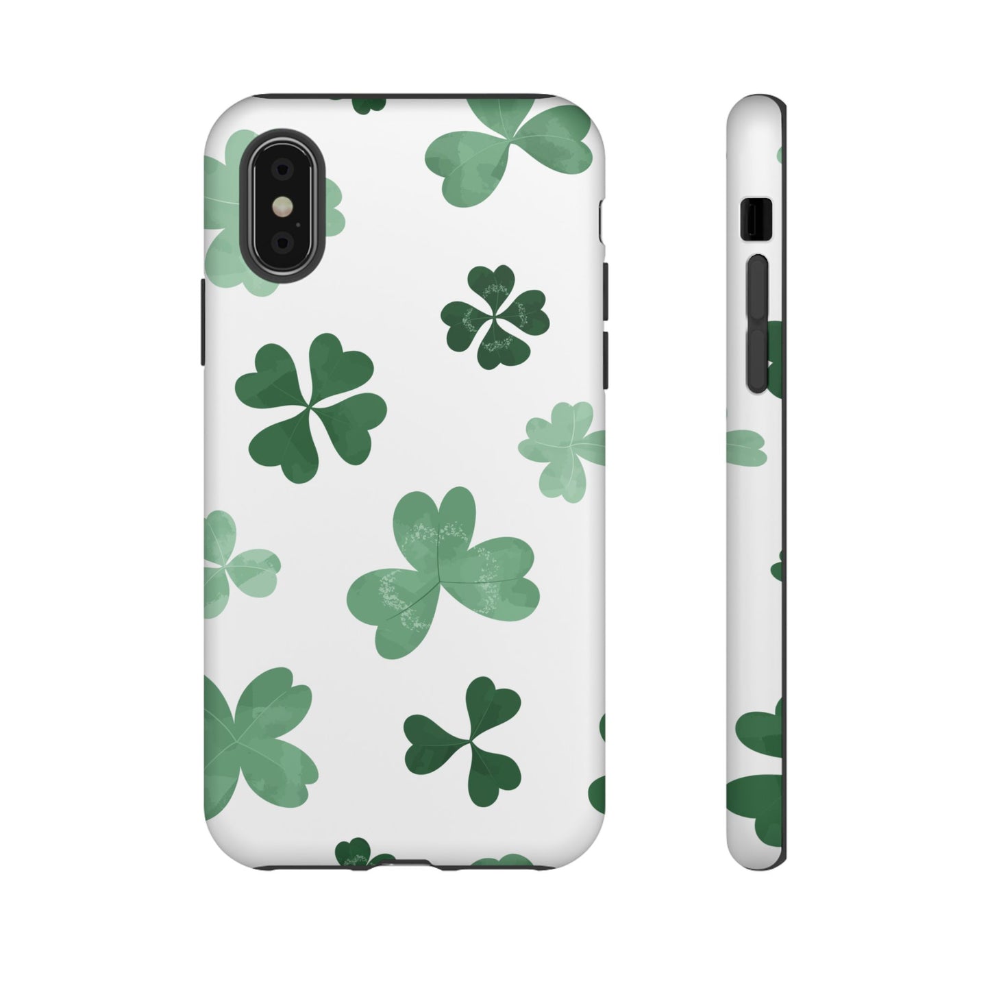 Shamrock Tough Phone Case — St. Patrick’s Day Clover Protective Cover