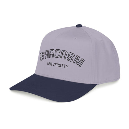 Sarcasm University Baseball Cap — Funny Embroidered Mid-Profile Hat