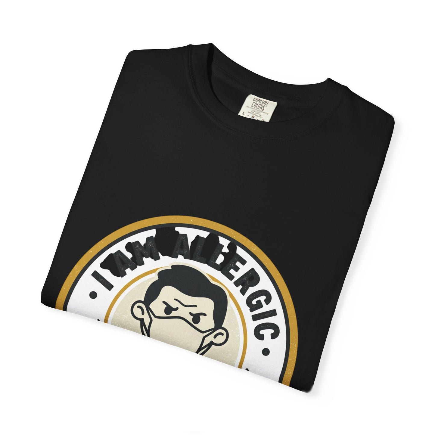 I Am Allergic To People T-Shirt — Funny Anti-Social Graphic Tee