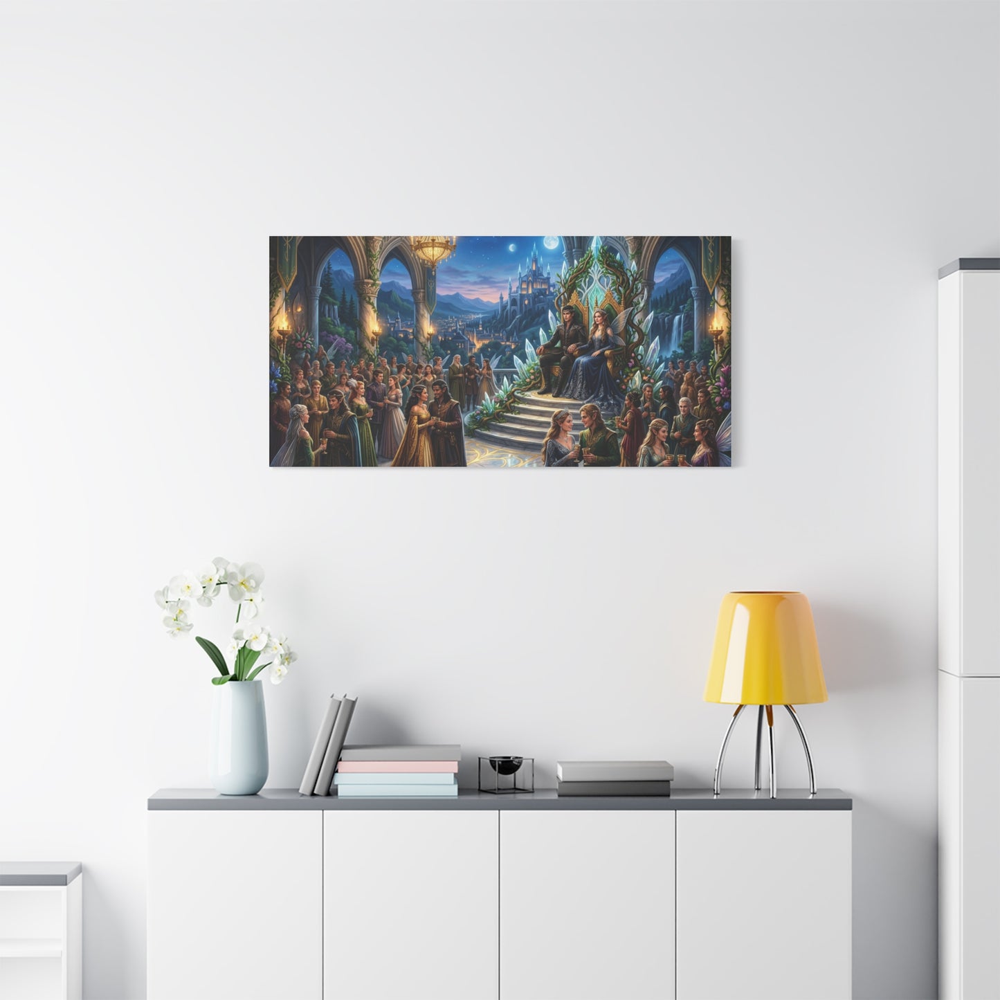 Fantasy Royal Coronation Canvas Art - Matte Stretched Wall Decor