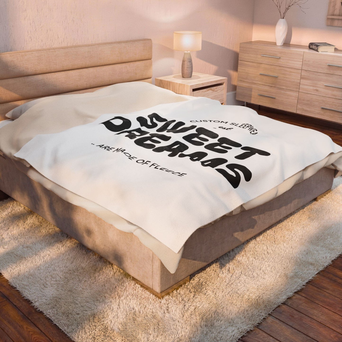 Sweet Dreams Fleece Throw