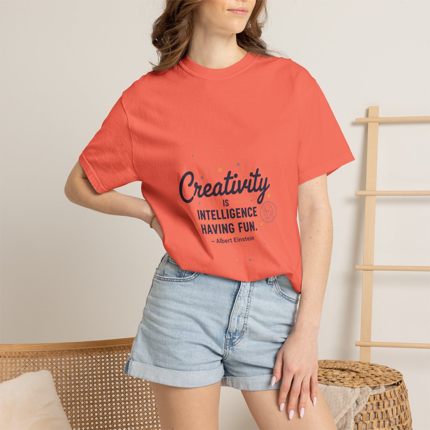 Creativity Is Intelligence T-Shirt — Inspirational Albert Einstein Quote Tee