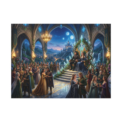 Fantasy Royal Coronation Canvas Art - Matte Stretched Wall Decor