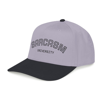 Sarcasm University Baseball Cap — Funny Embroidered Mid-Profile Hat