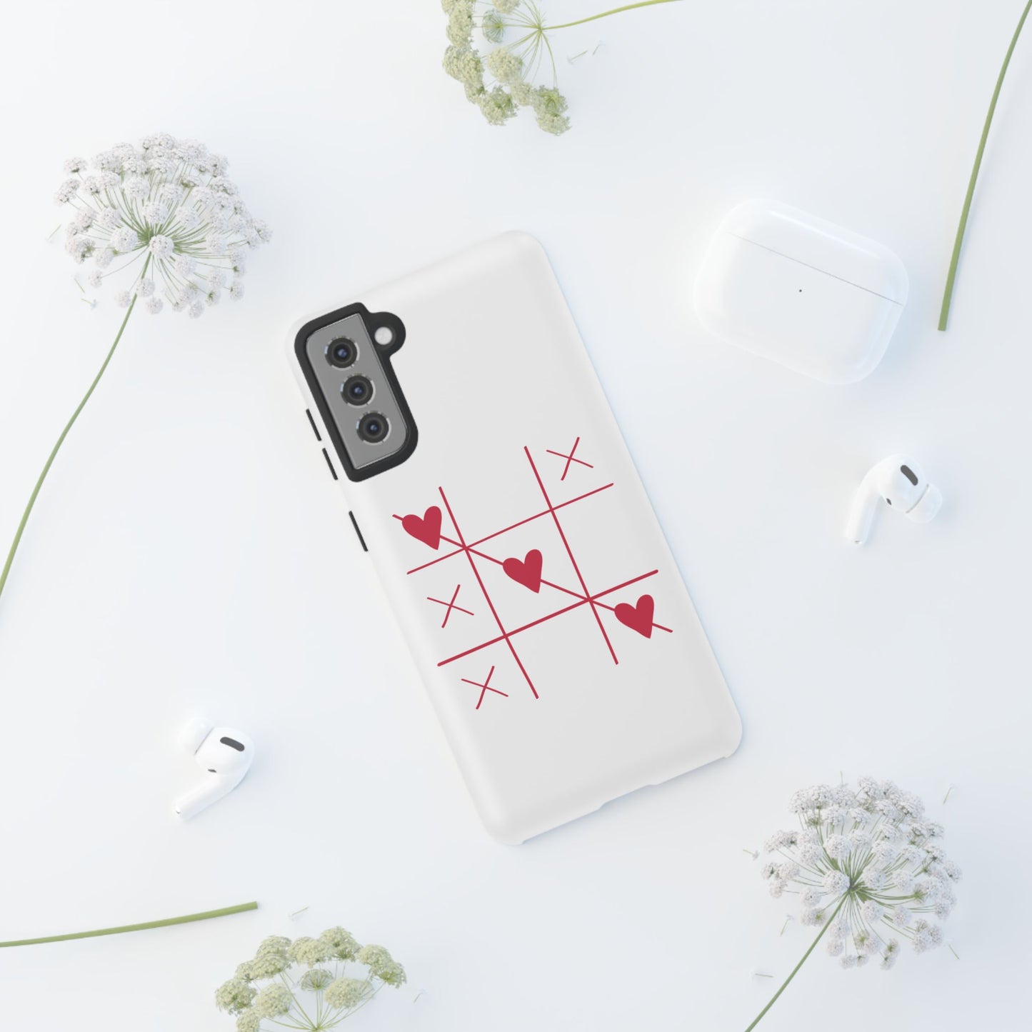 Phone Case - Tic Tac Love Heart Design (Valentine’s Day Gift)