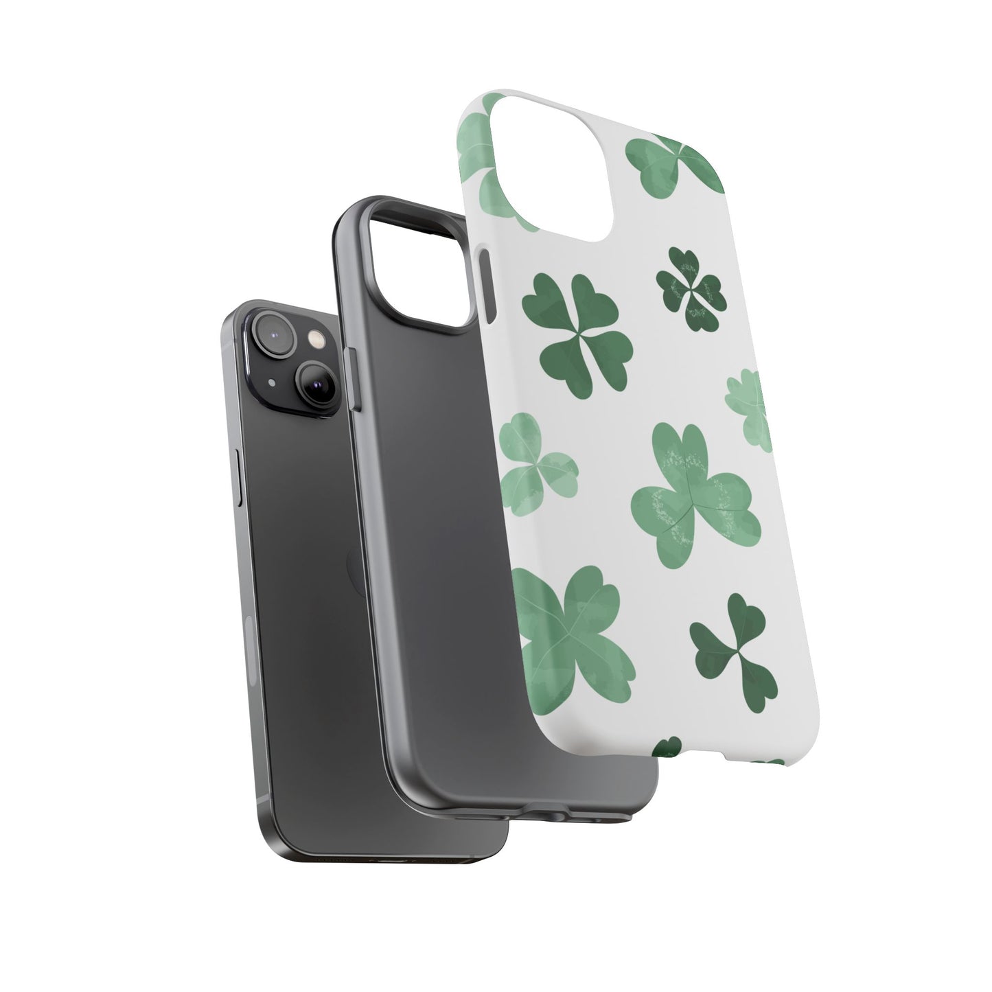 Shamrock Tough Phone Case — St. Patrick’s Day Clover Protective Cover