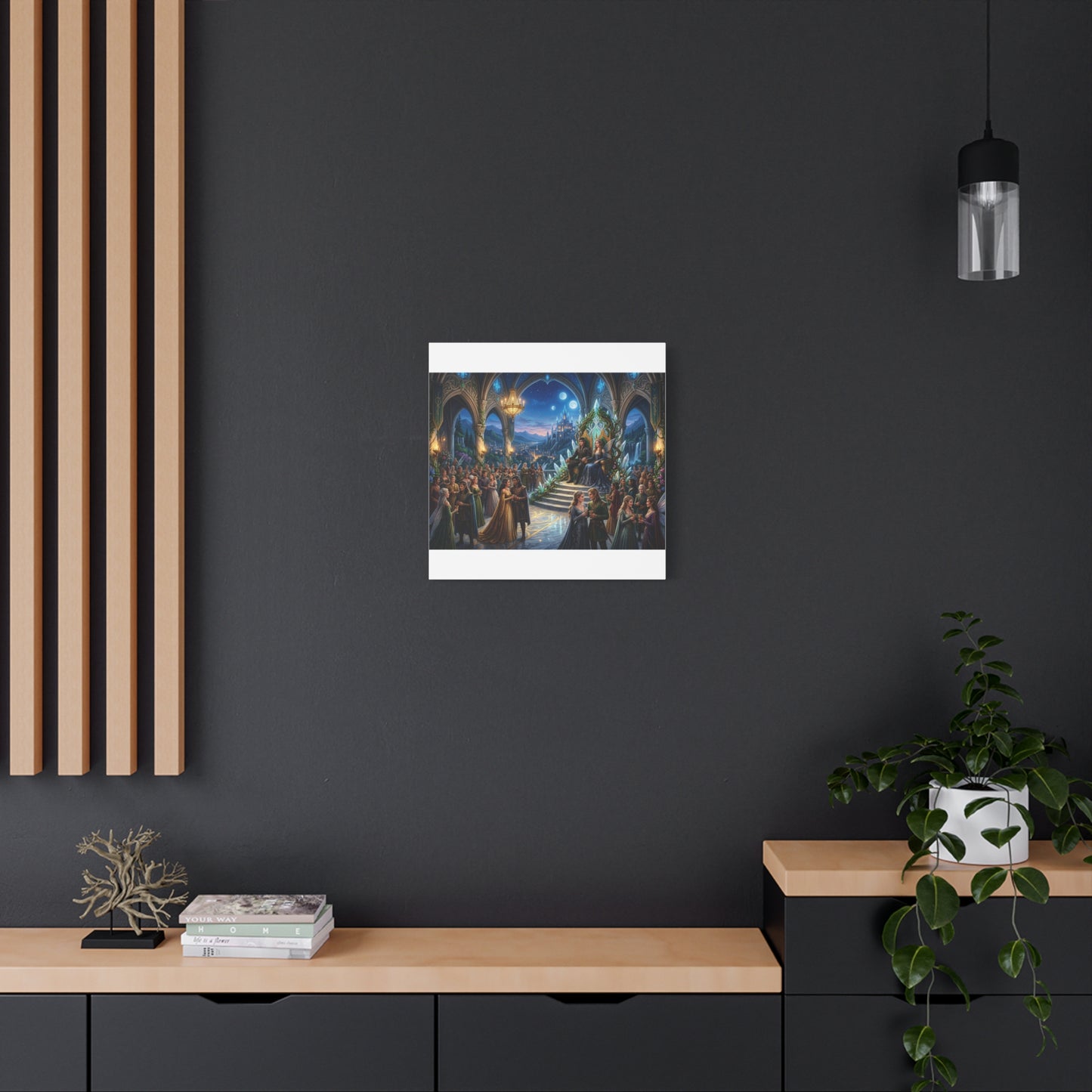 Fantasy Royal Coronation Canvas Art - Matte Stretched Wall Decor