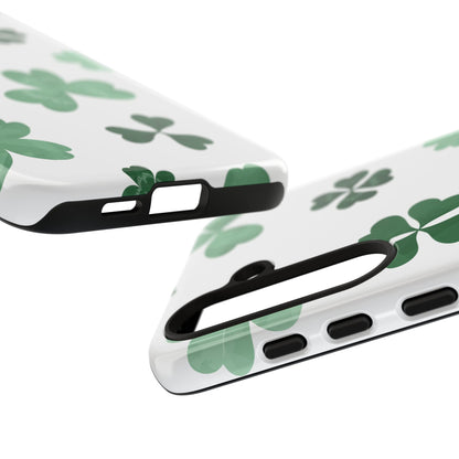Shamrock Tough Phone Case — St. Patrick’s Day Clover Protective Cover