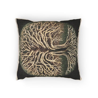 Woven Pillow — Tree of Life Tapestry Decorative Throw Pillow