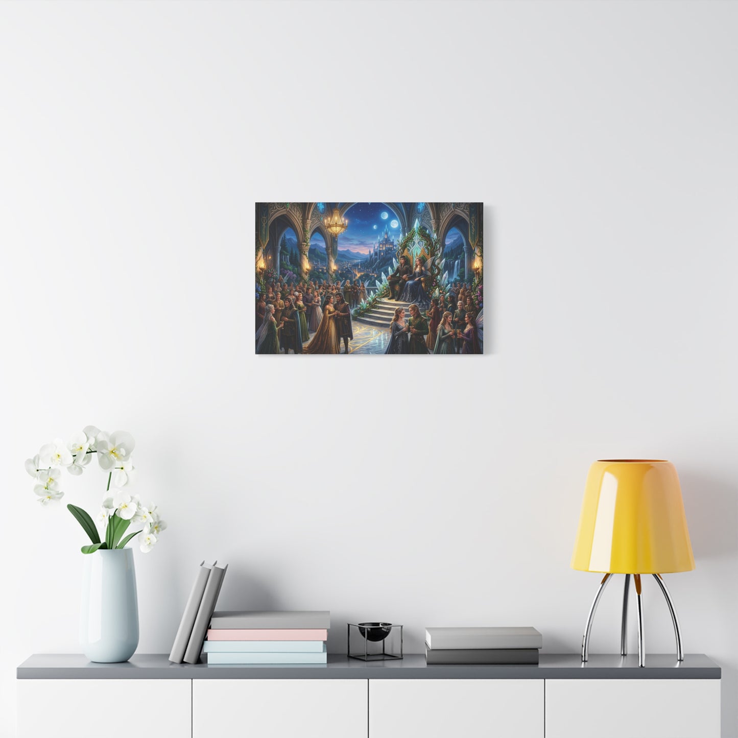 Fantasy Royal Coronation Canvas Art - Matte Stretched Wall Decor