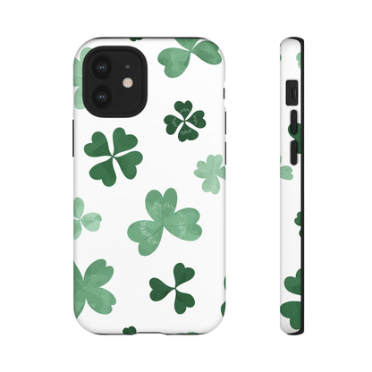 Shamrock Tough Phone Case — St. Patrick’s Day Clover Protective Cover
