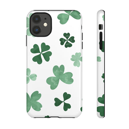 Shamrock Tough Phone Case — St. Patrick’s Day Clover Protective Cover