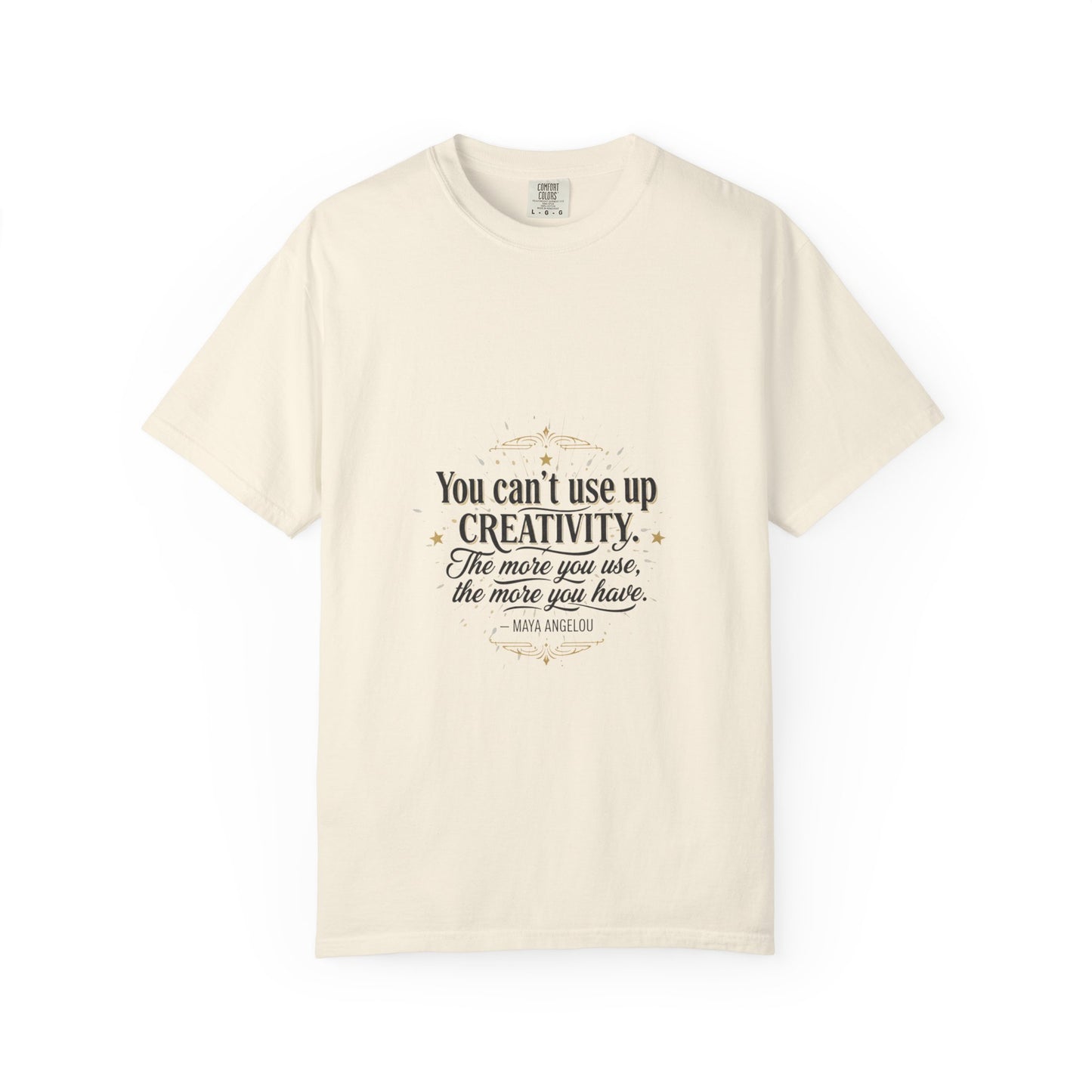 Creativity Quote T-Shirt — "You can't use up creativity" Motivational Graphic Tee