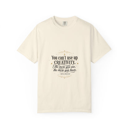 Creativity Quote T-Shirt — "You can't use up creativity" Motivational Graphic Tee