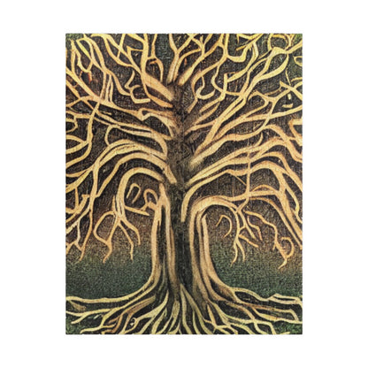 Tree of Life Jigsaw Puzzle — Intricate Root & Branch Art (110–1014 pcs)