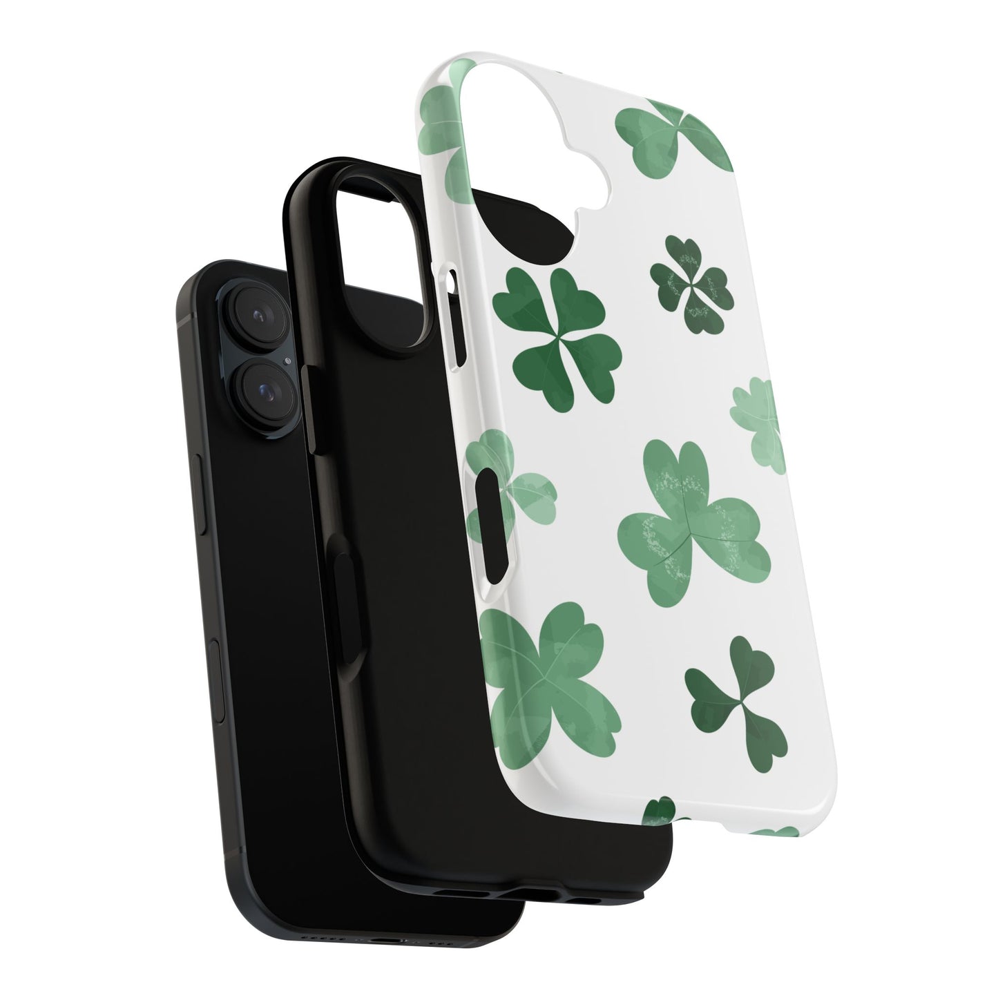 Shamrock Tough Phone Case — St. Patrick’s Day Clover Protective Cover