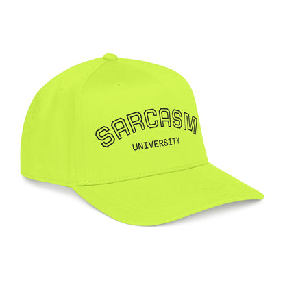 Sarcasm University Baseball Cap — Funny Embroidered Mid-Profile Hat
