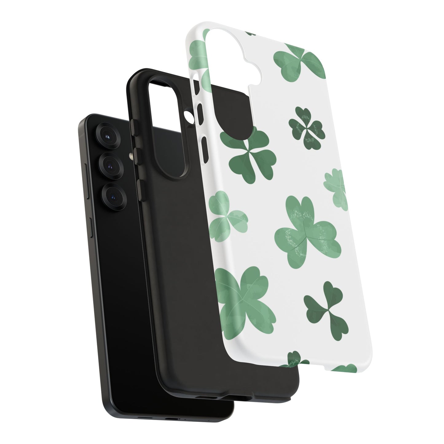 Shamrock Tough Phone Case — St. Patrick’s Day Clover Protective Cover
