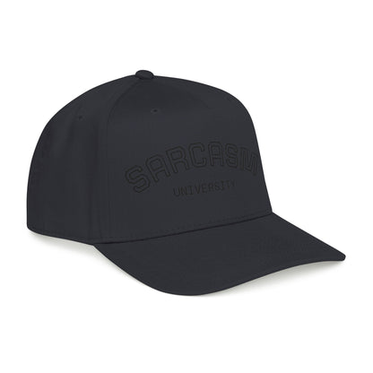 Sarcasm University Baseball Cap — Funny Embroidered Mid-Profile Hat