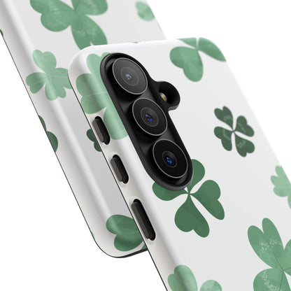 Shamrock Tough Phone Case — St. Patrick’s Day Clover Protective Cover