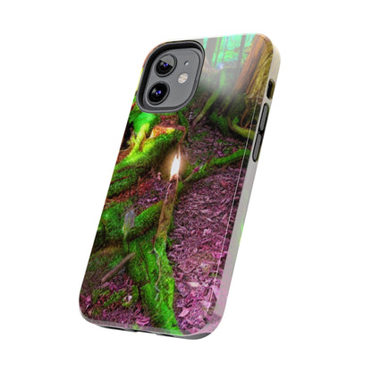 Forest Moss Candle Phone Case — Enchanted Woodland Tough Phone Case