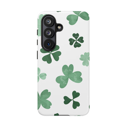 Shamrock Tough Phone Case — St. Patrick’s Day Clover Protective Cover