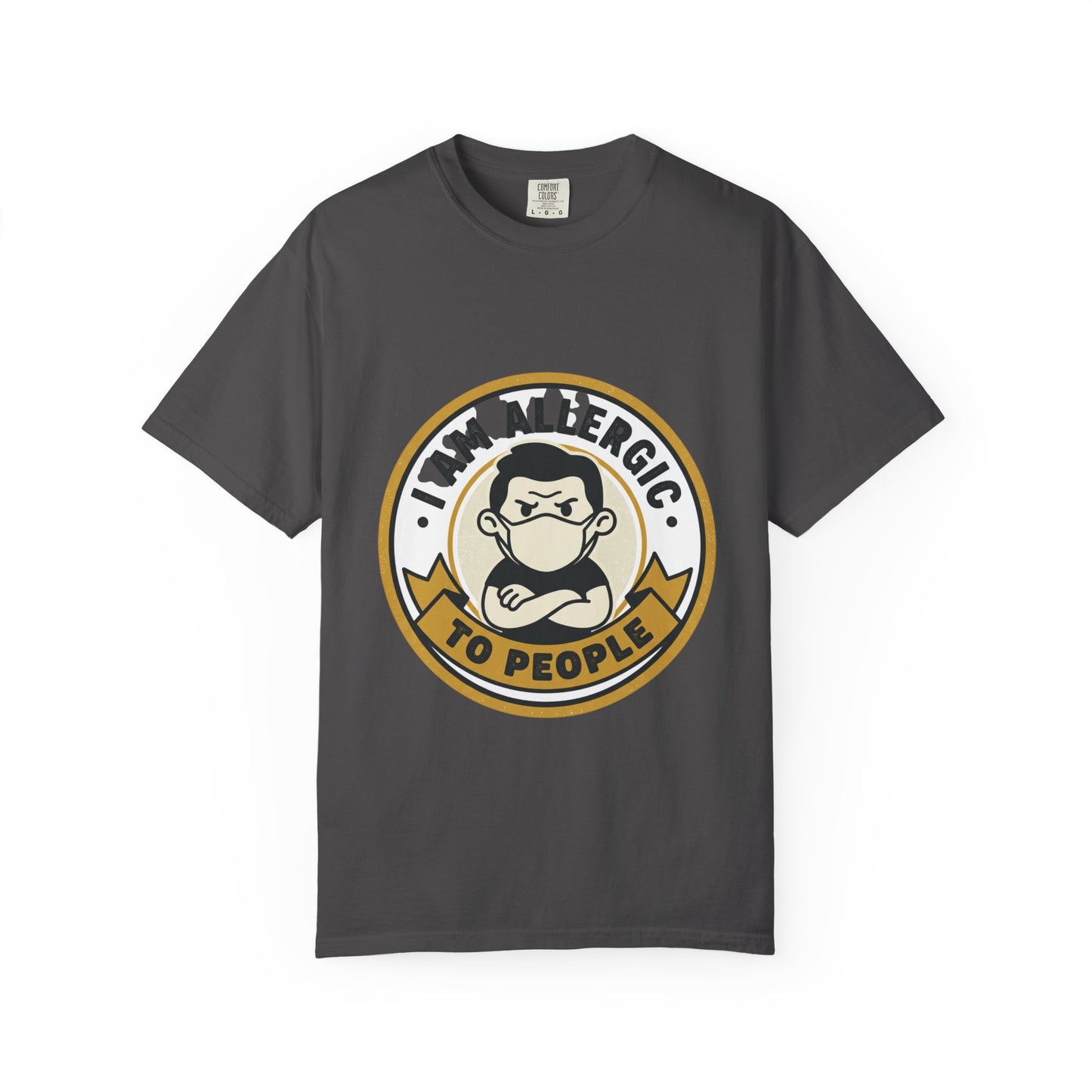 I Am Allergic To People T-Shirt — Funny Anti-Social Graphic Tee