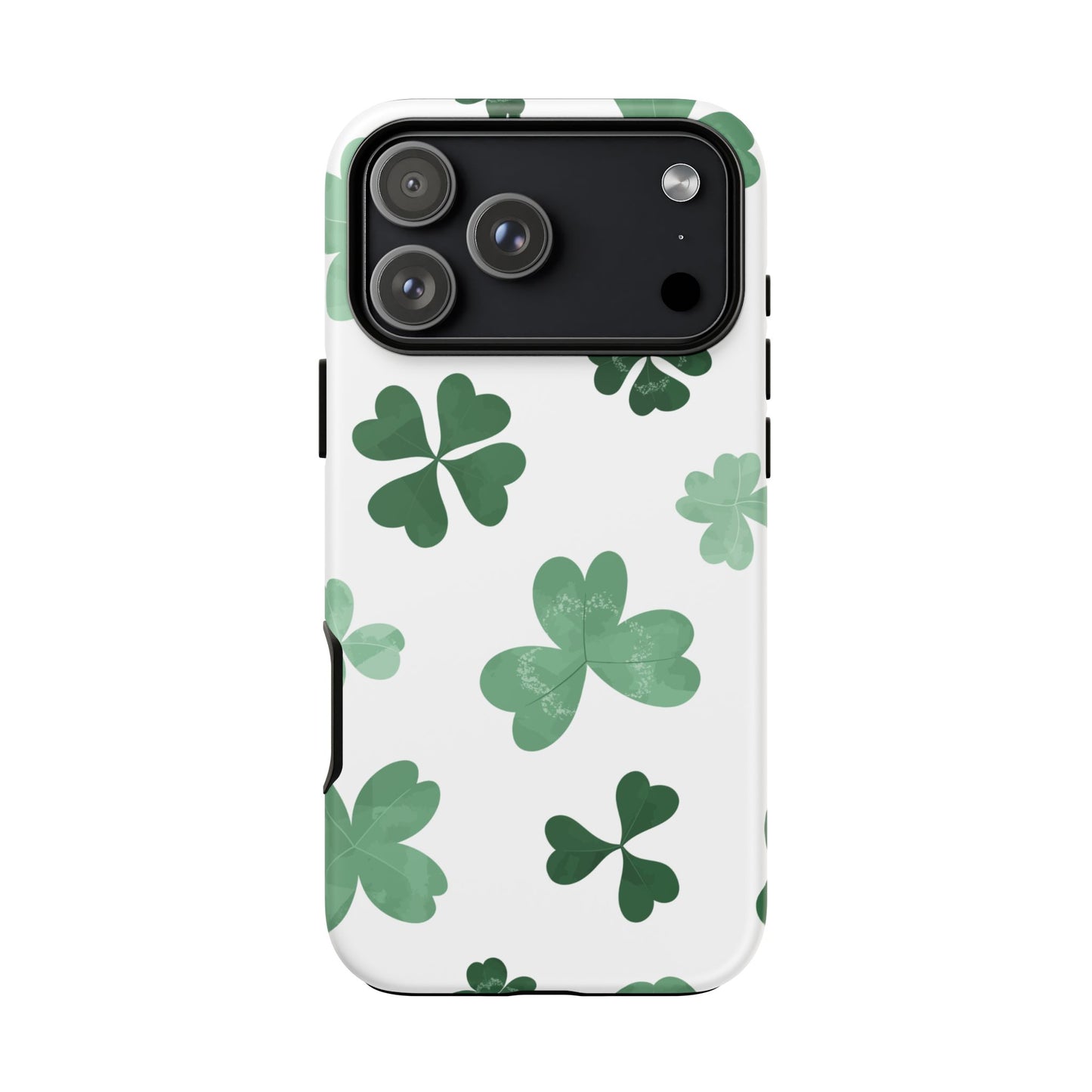 Shamrock Tough Phone Case — St. Patrick’s Day Clover Protective Cover